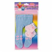 Doll Tights with Socks - Blue, 35-46 cm
