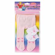 Doll Tights with Socks - Pink, 35-46 cm