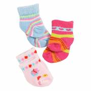 Doll socks Colored - 3 pairs, 28-35 cm