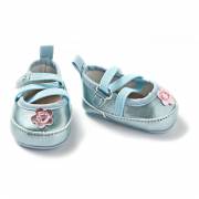 Doll Ballerinas with Flexible Laces - Blue, 38-45 cm