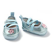 Doll Ballerinas with Flexible Laces - Blue, 38-45 cm