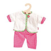 Doll Coat Reversible with Pants, 28-35 cm