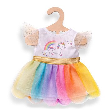 Einhorn-Puppenkleid, 28-35 cm