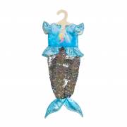 Mermaid Doll Dress with Sequins, 35-45 cm