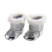 Puppenschuhe Silber, 38-45 cm