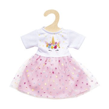 Unicorn doll dress, 28-35 cm