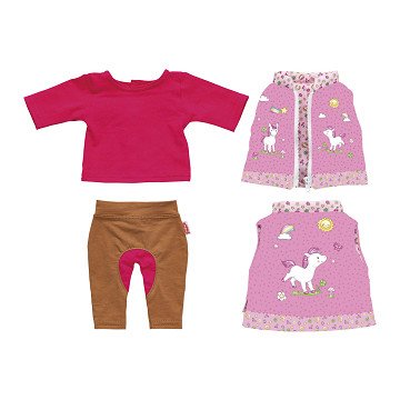 Doll outfit Horse riding - Unicorn, 28-35 cm