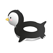 Puppen Schwimmring Pinguin, 35-45 cm