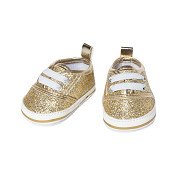 Doll Sneakers Glitter Gold, 38-45 cm