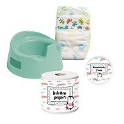 Doll Potty with Accessories, 15cm