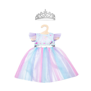 Doll dress Fairy and Unicorn with Crown, 28-35 cm