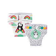 Doll diapers Penguin 2 pieces, 28-35 cm