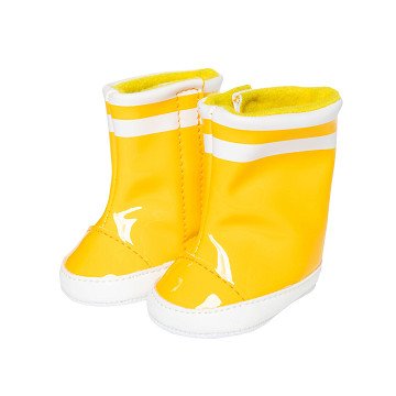 Puppen Regenstiefel Gelb, 30-34 cm