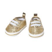 Puppenturnschuhe Glitter Gold, 30-34 cm