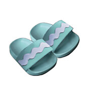 Dolls Bath Slippers Mint, 35-45 cm