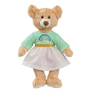 Plüschtier Plüsch Teddy Regenbogen, 32cm