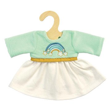 Puppenkleid Regenbogen, 20-25 cm