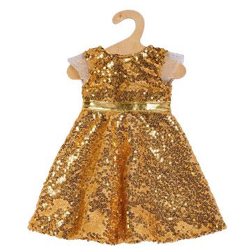 Puppenkleid Golden Star, 28-35 cm