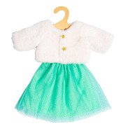 Plush doll jacket with skirt, 28-35 cm