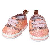 Doll Shoes Glitter Sneakers Pink, 38-45 cm