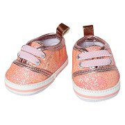 Puppenschuhe Glitzer-Sneakers Rosa, 38-45 cm