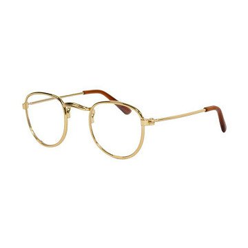 Puppenlesebrille Gold