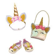 Doll Accessories Glitter Unicorn Set, 38-45 cm