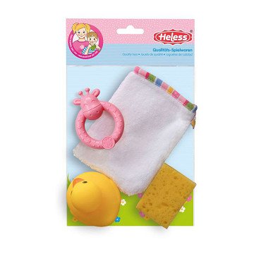 Dolls Washcloth with Accessories, 4ldg.