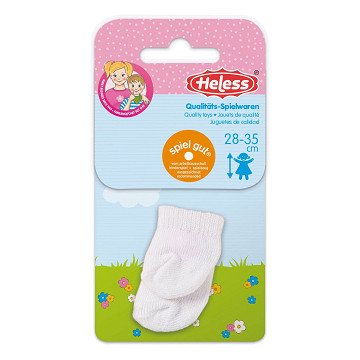 Doll socks White, 28-35 cm