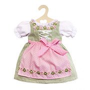 Doll dress Green and Pink, 35-45 cm