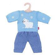 Dolls Jeans with Polar Bear Sweater, 35-45 cm