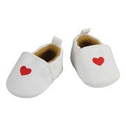 Poppenpantoffel met Hart, 38-45 cm