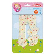 Doll Maillot with Socks Heart Confetti, 28-35 cm