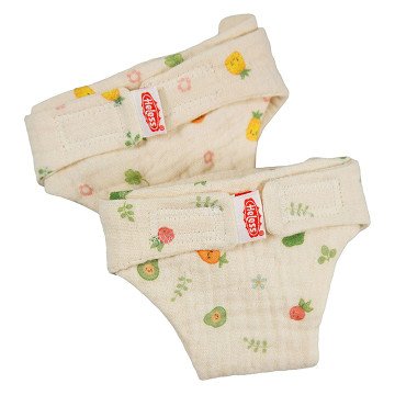 Poppenluiers Cheeky Fruits – Größe 35–45 cm