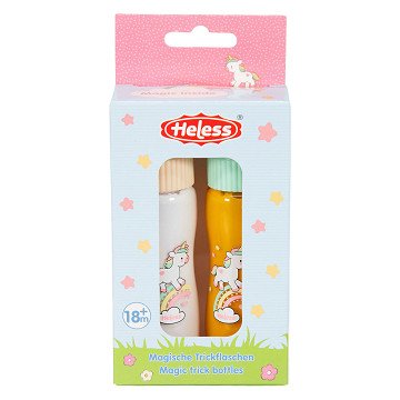 Magisches Puppenflaschen-Set Einhorn - 2 Stück.