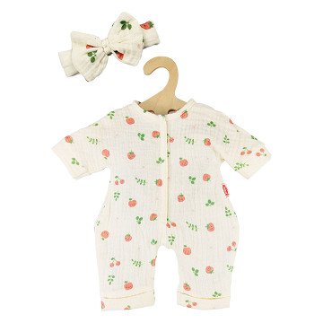 Puppenstrampler mit Haarband – Größe 35–45 cm