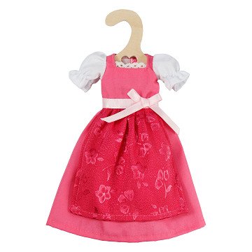 Traditionelles Dirndlkleid für Pinky-Modepuppen – 29 cm