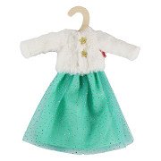 Yuki Plüschjacke mit Tüllrock für Modepuppen – 29 cm