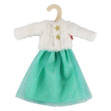Yuki Plüschjacke mit Tüllrock für Modepuppen – 29 cm
