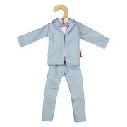 Hellblauer Smoking für Modepuppen – 29 cm
