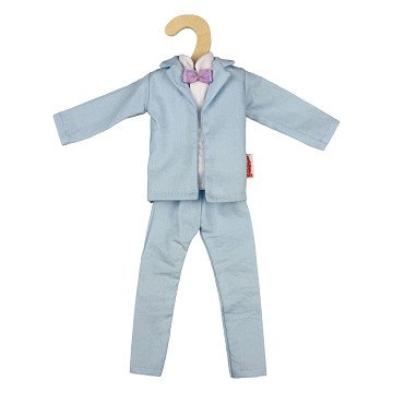 Hellblauer Smoking für Modepuppen – 29 cm