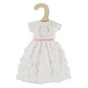 Weißes Kleid für Modepuppen – 29 cm