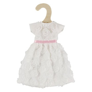 Weißes Kleid für Modepuppen – 29 cm