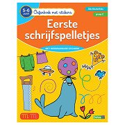 Oefenboek met Stickers - Eerste Schrijfspelletjes (5-6 jaar)