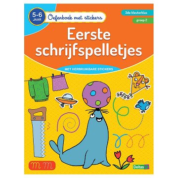 Übungsheft mit Aufklebern - Erste Schreibspiele (5-6 Jahre)