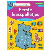 Exercise Book with Stickers - First Reading Games (5-6 years)