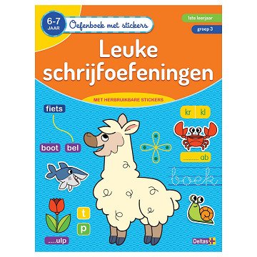 Schulheft mit Aufklebern – lustige Schreibübungen (6–7 Jahre)