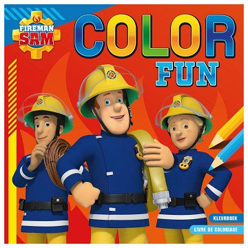 Fireman Sam Color Fun Coloring Book