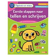 Exercise Book with Stickers - Counting and Writing (3-4 years)