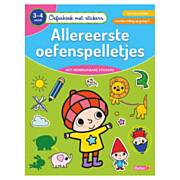 Exercise Book with Stickers - Very First Practice Games (3-4yrs)
